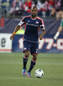 Jose Goncalves with the balll. Courtesy of the New England Revolution