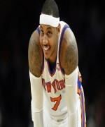 New York Knicks Carmelo Anthony at Madison Square Garden in New York