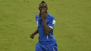 Balotelli après son but.
