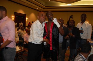 Franky et le président de la République, Joseph Michel Martelly