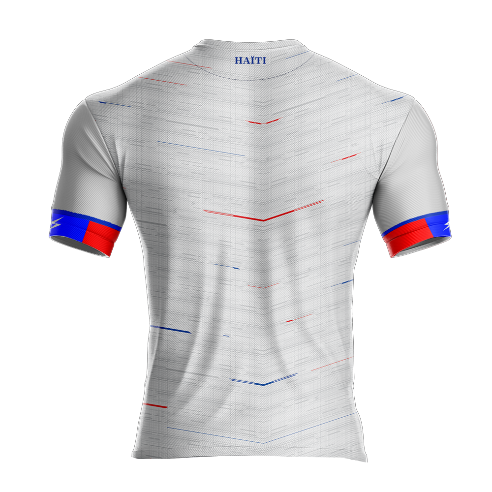 CAMISETA FANS BLANCO-GRIS ESPALDA