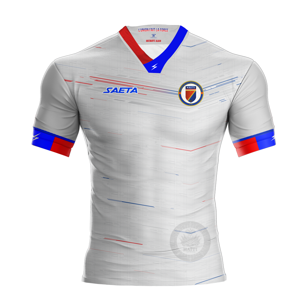 CAMISETA FANS BLANCO-GRIS FRENTE