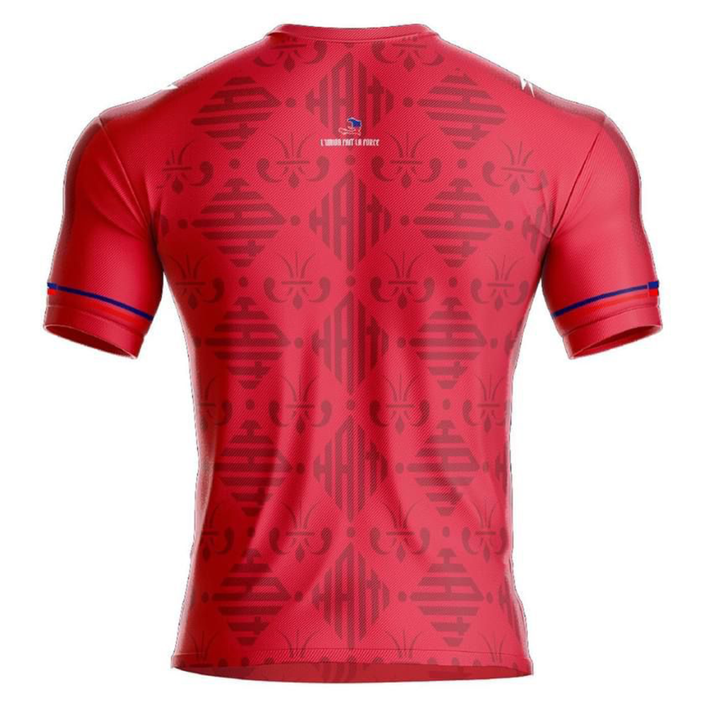 Haiti Jersey 2023 authentic red male back