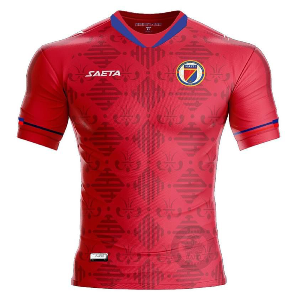Haiti Jersey 2023 authentic red male front
